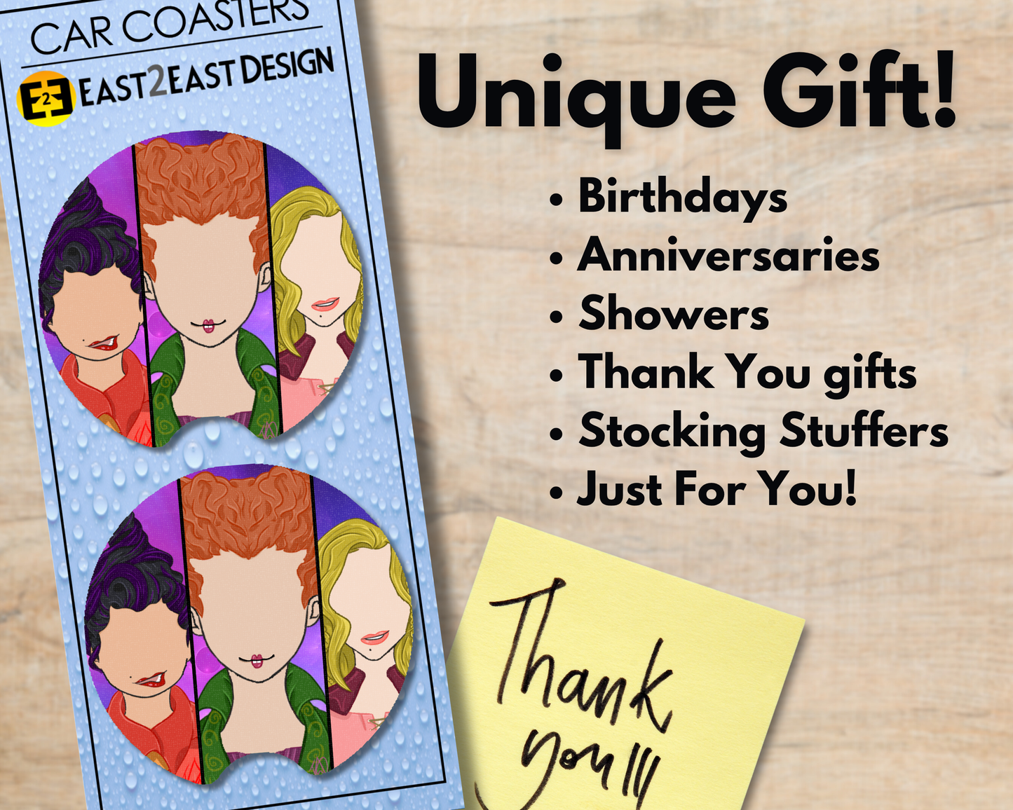 Car Coaster - Sanderson Sisters