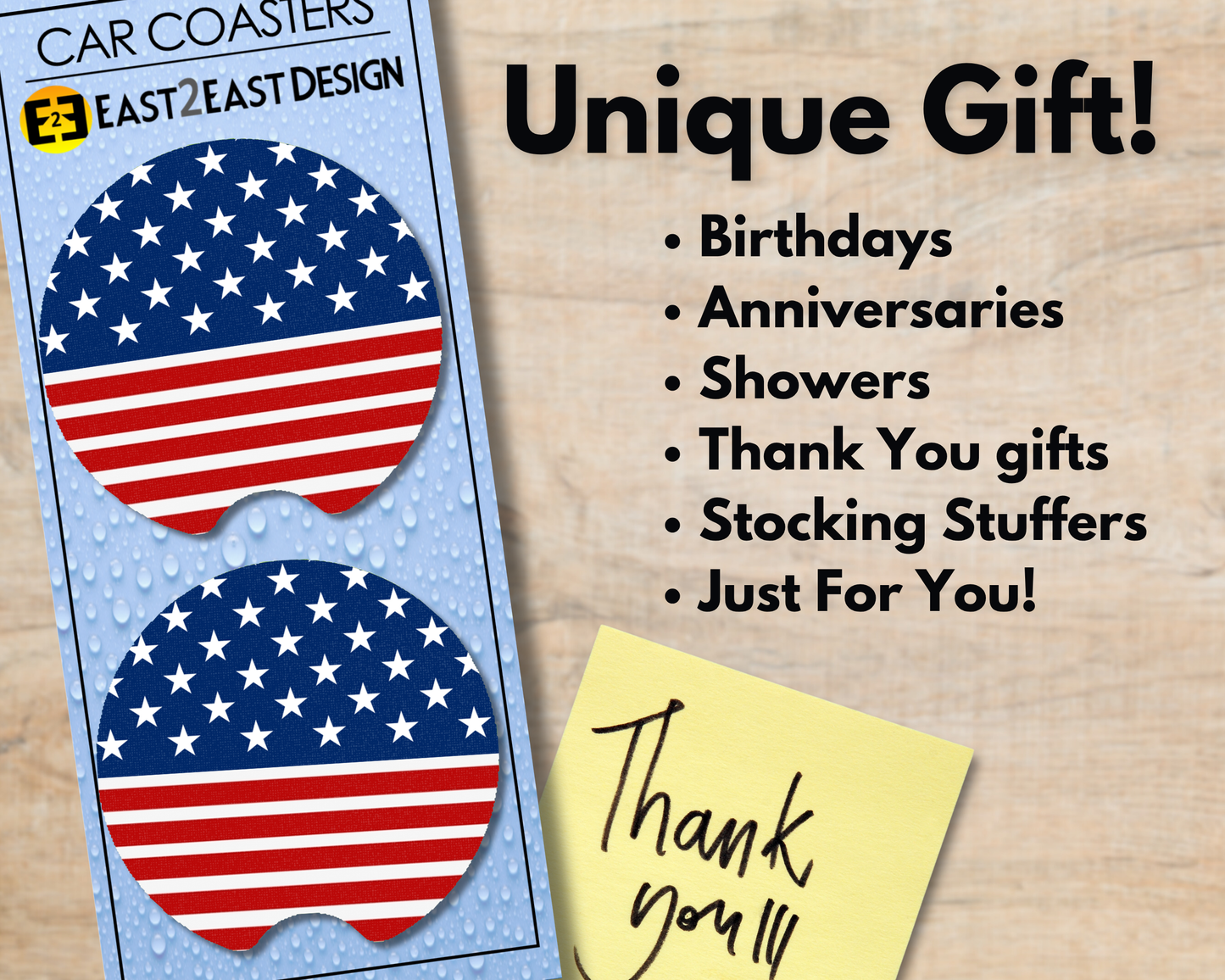 Car Coaster - Stars & Stripes