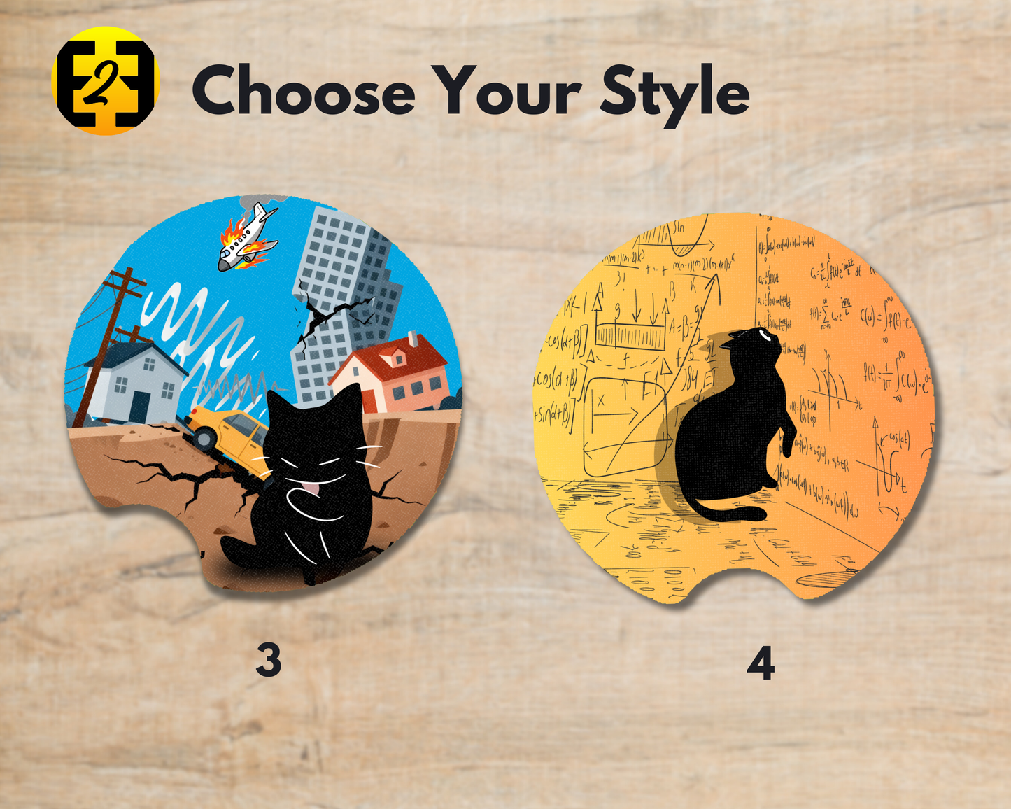 If Cats (Variety) - Car Coasters