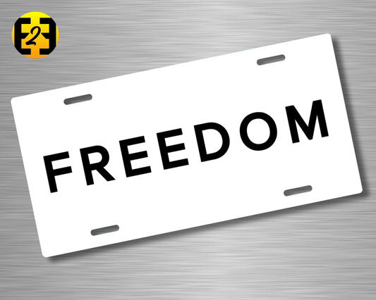 Freedom - Decorative License Plate