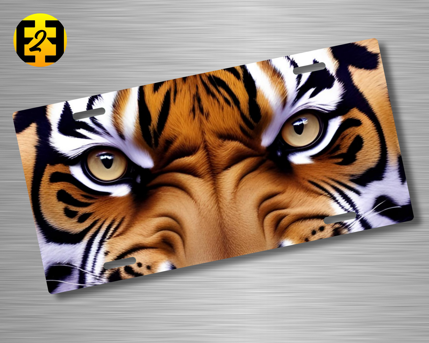 Eye of the Tiger - Decorative License Plate