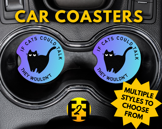 If Cats (Variety) - Car Coasters