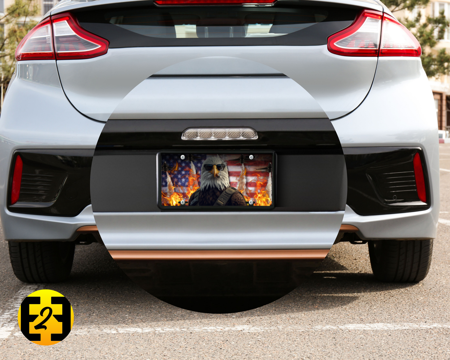 American War Eagle - Decorative License Plate