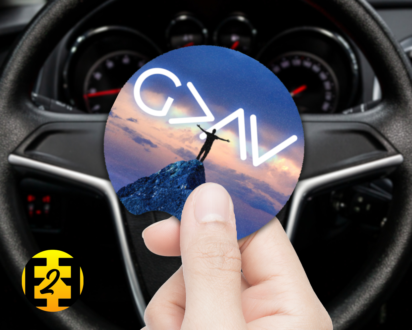 God Is Greater - Car Coasters