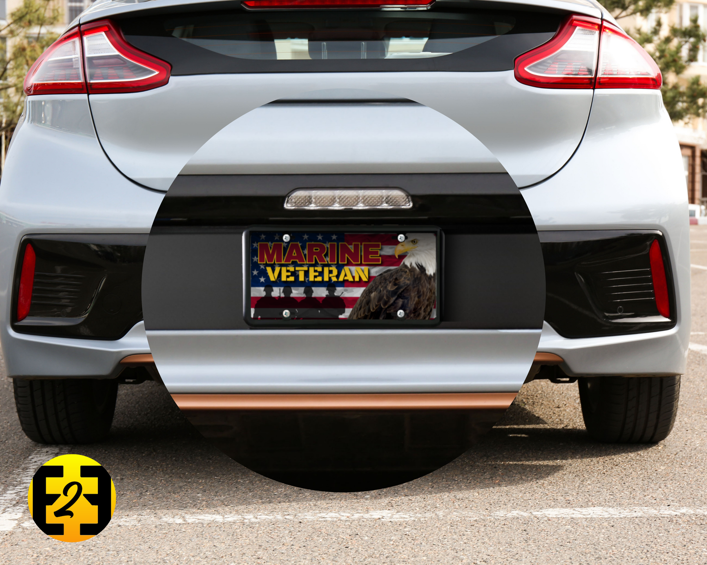 Marine Veteran - Decorative License Plate