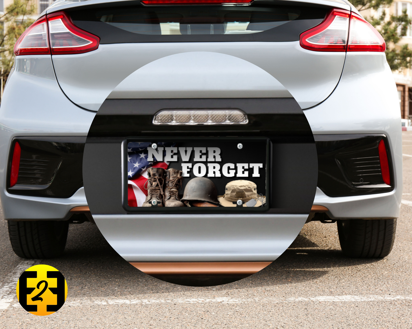 Military Never Forget - Decorative License Plate