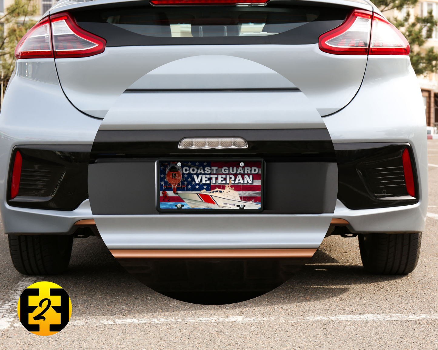 Coast Guard Veteran - Decorative License Plate