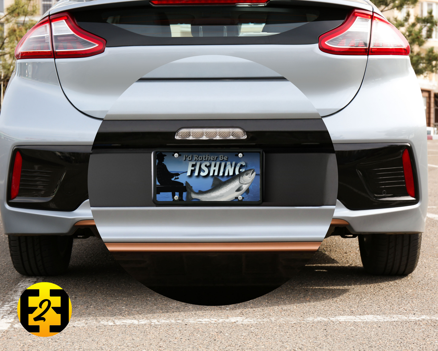 I'd Rather be FISHING - Decorative License Plate