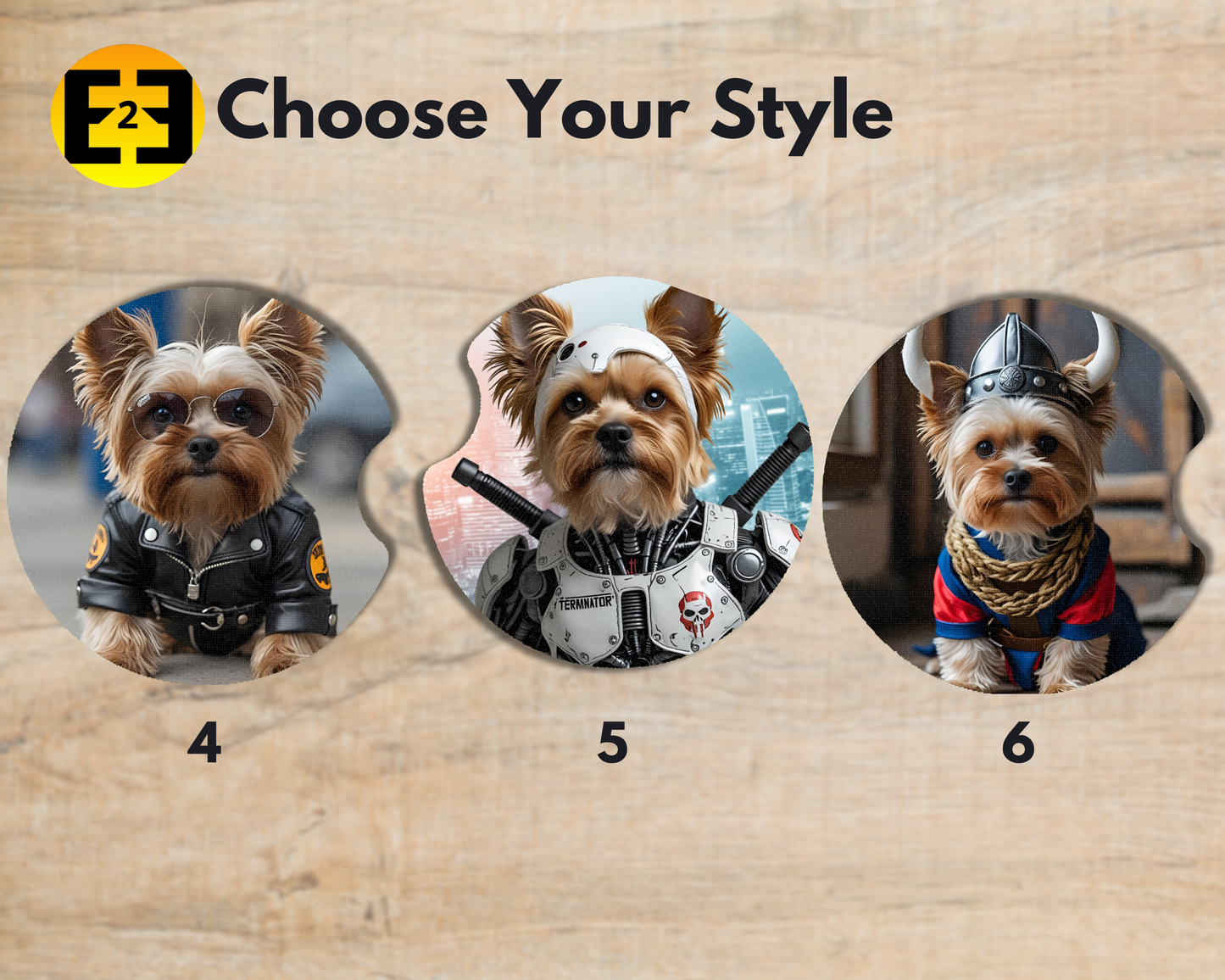 Car Coaster - Yorkie Cosplay (Variety)