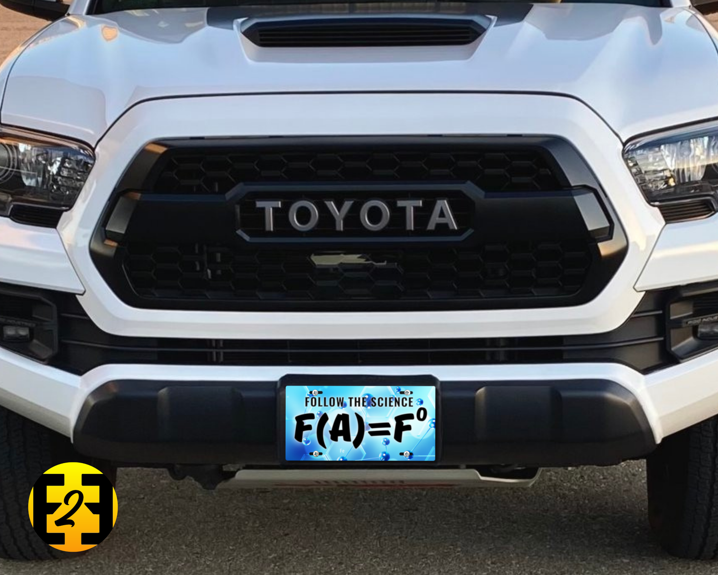 FAFO Follow The Science - Decorative License Plate