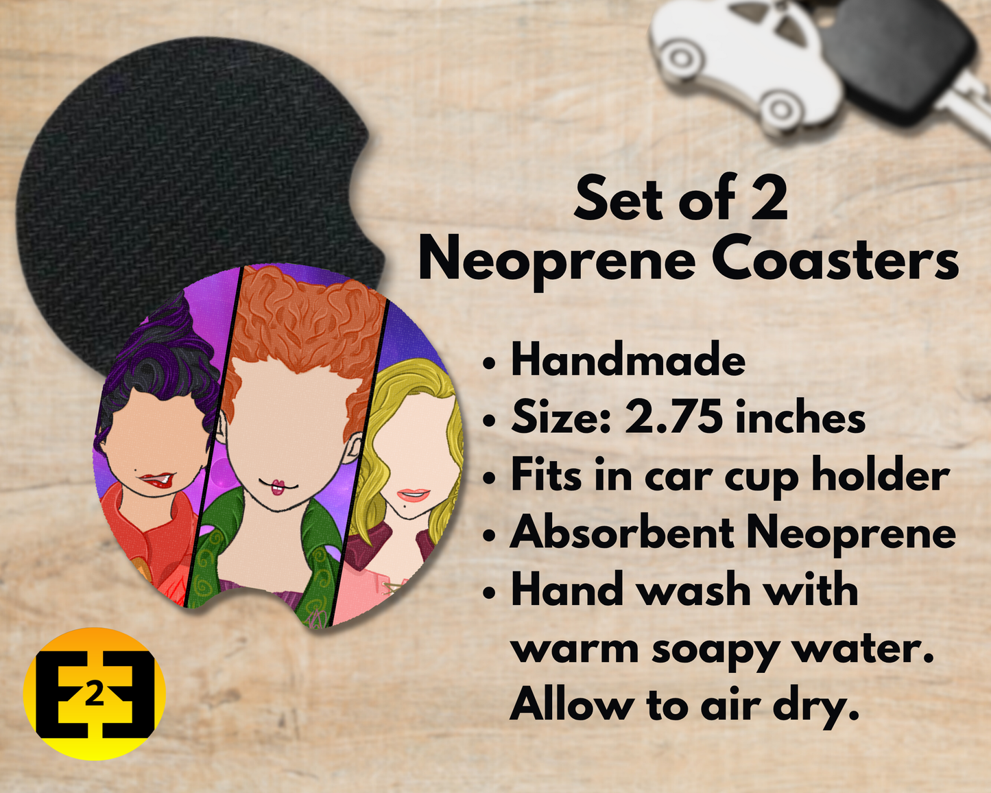 Car Coaster - Sanderson Sisters