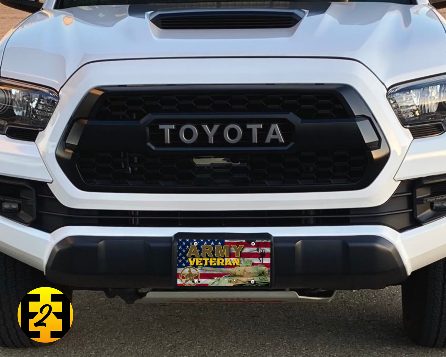 Army Veteran - Decorative License Plate