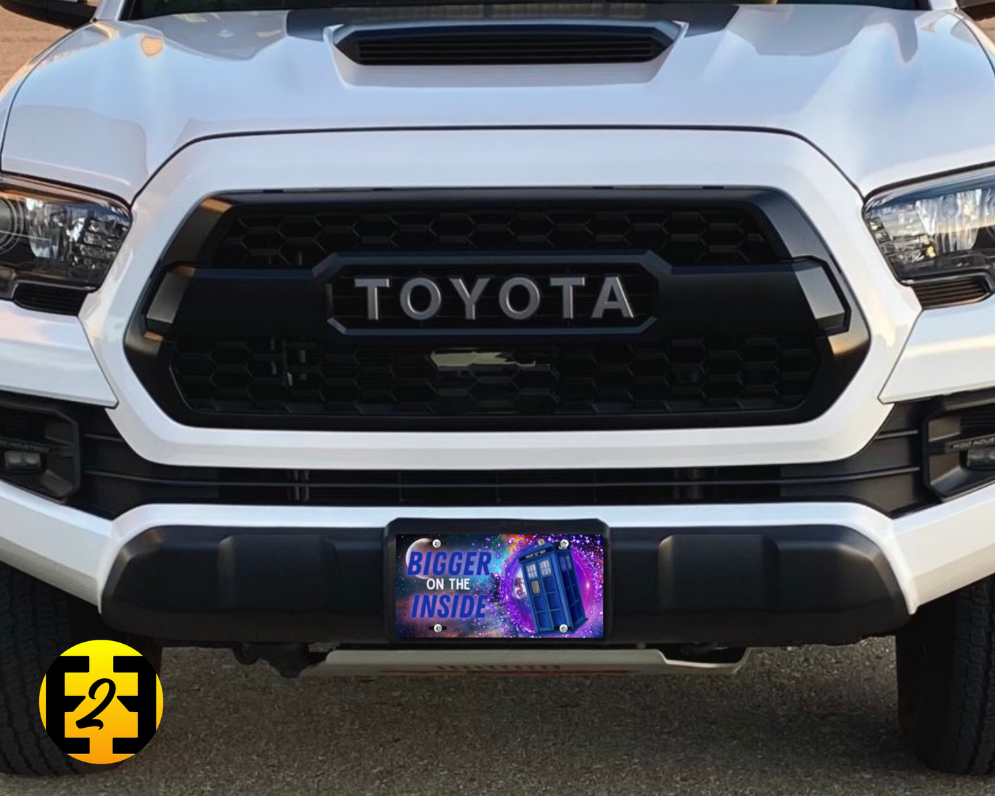 Police Box Time Travel - Decorative License Plate