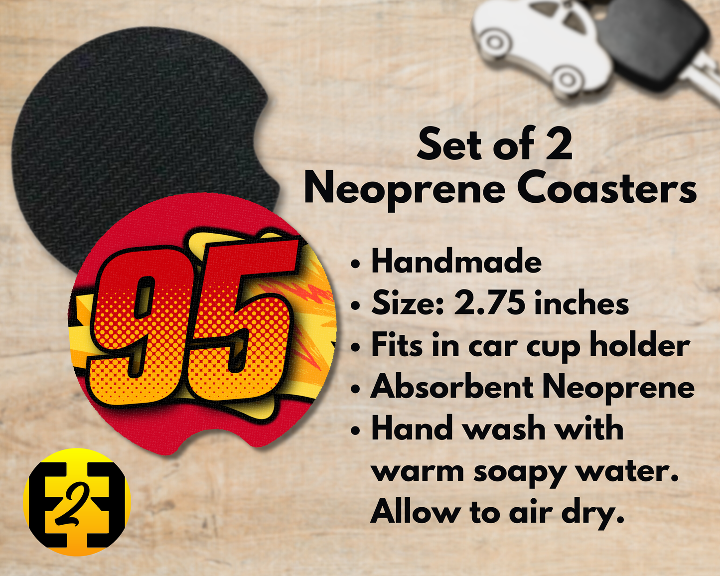 Racing #95 - Car Coasters
