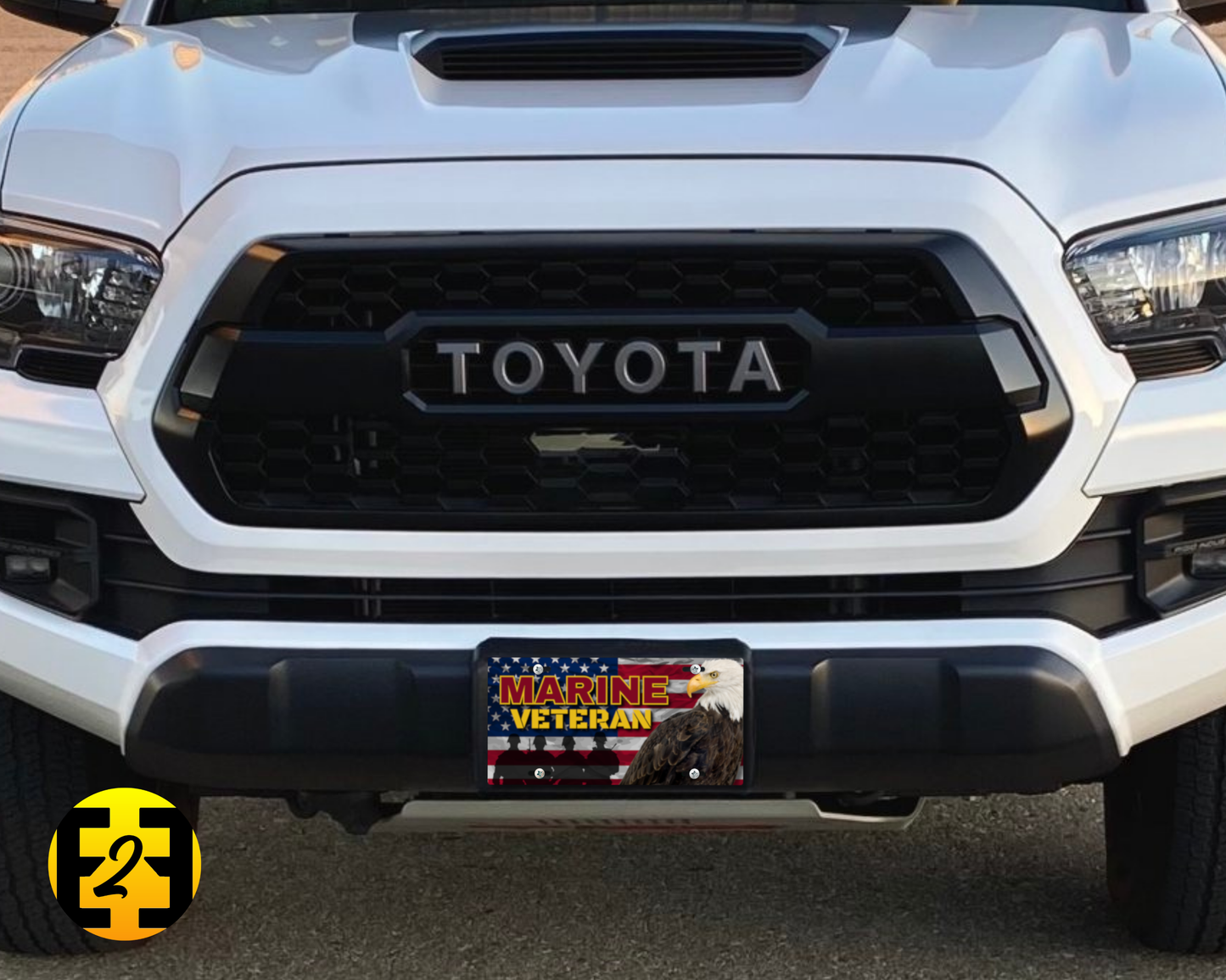 Marine Veteran - Decorative License Plate
