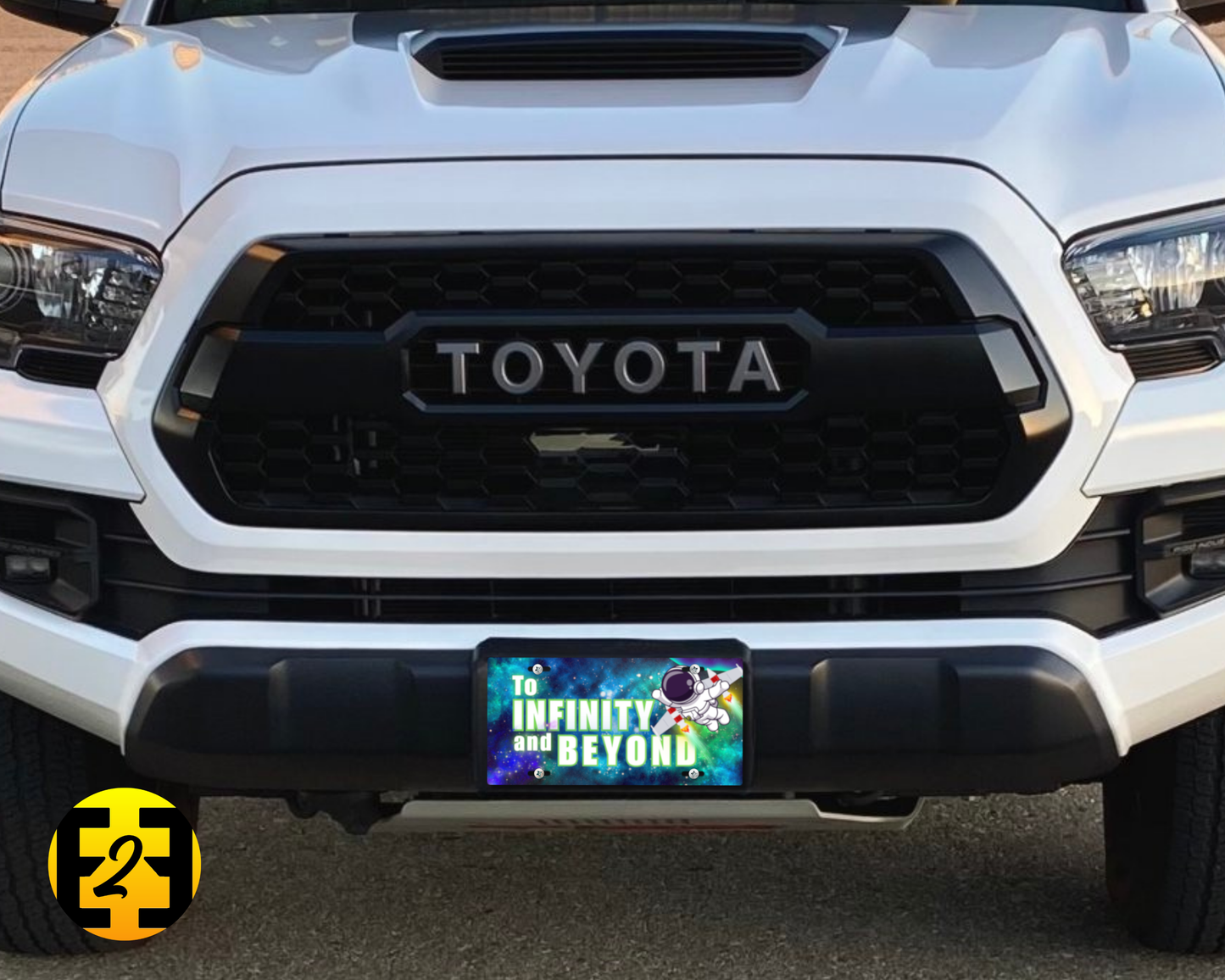 To Infinity and Beyond - Decorative License Plate