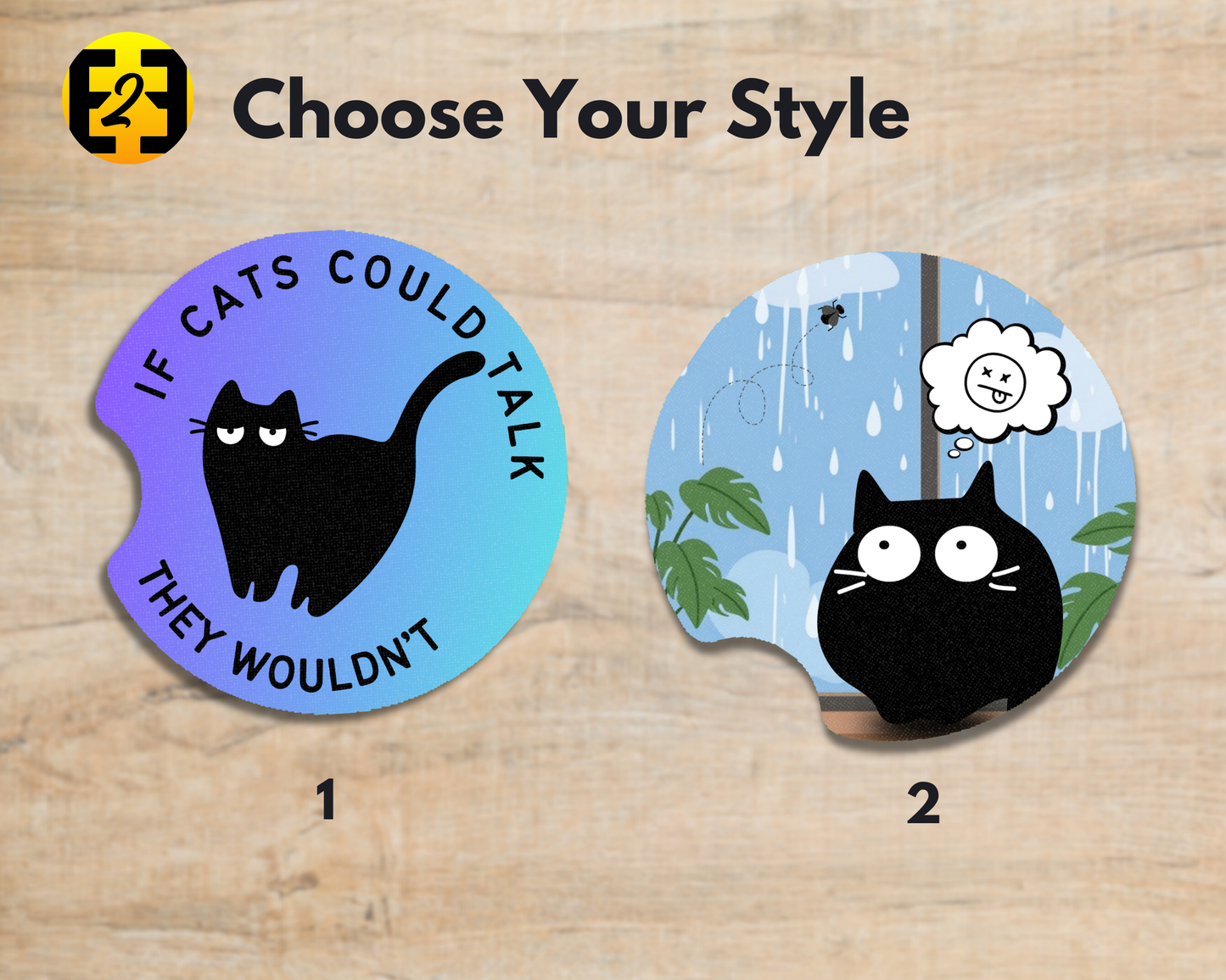 If Cats (Variety) - Car Coasters