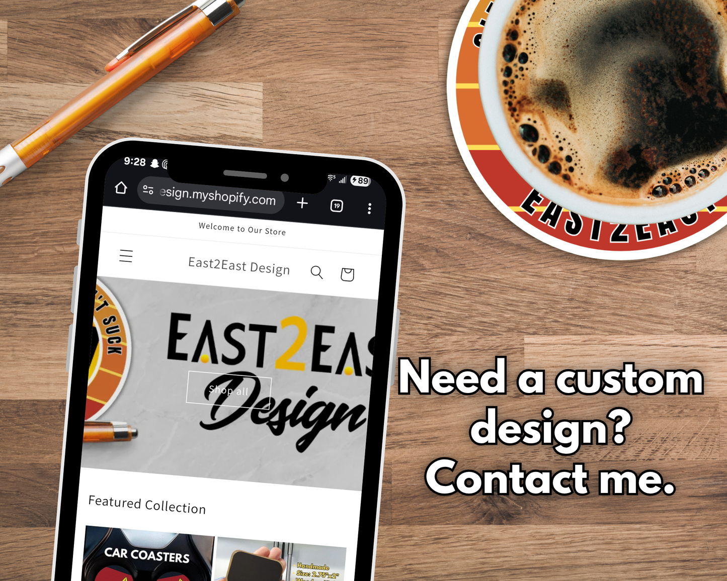 Drink/Bar Coasters - Star Wars Galactic Empire - Set of Four