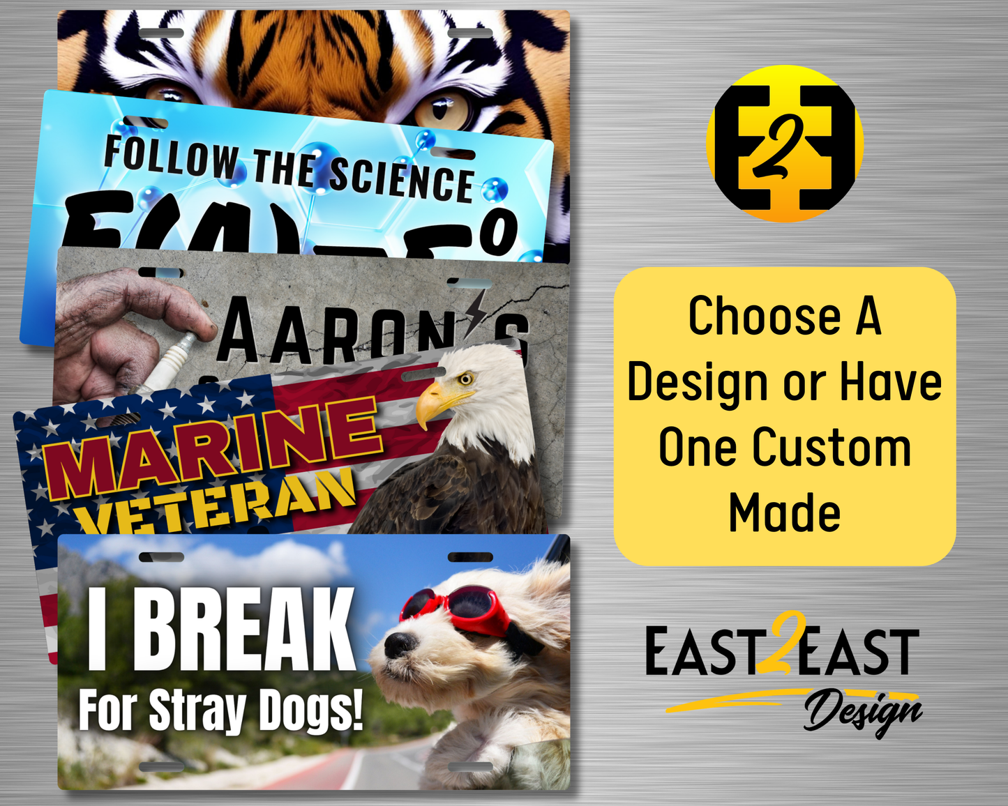 Customized (Made to Order) - Decorative License Plate