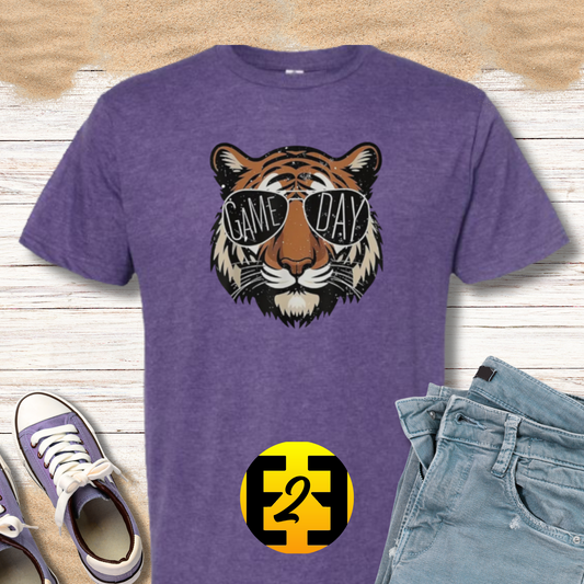 Game Day Short-sleeve Heather Tiger T-shirt