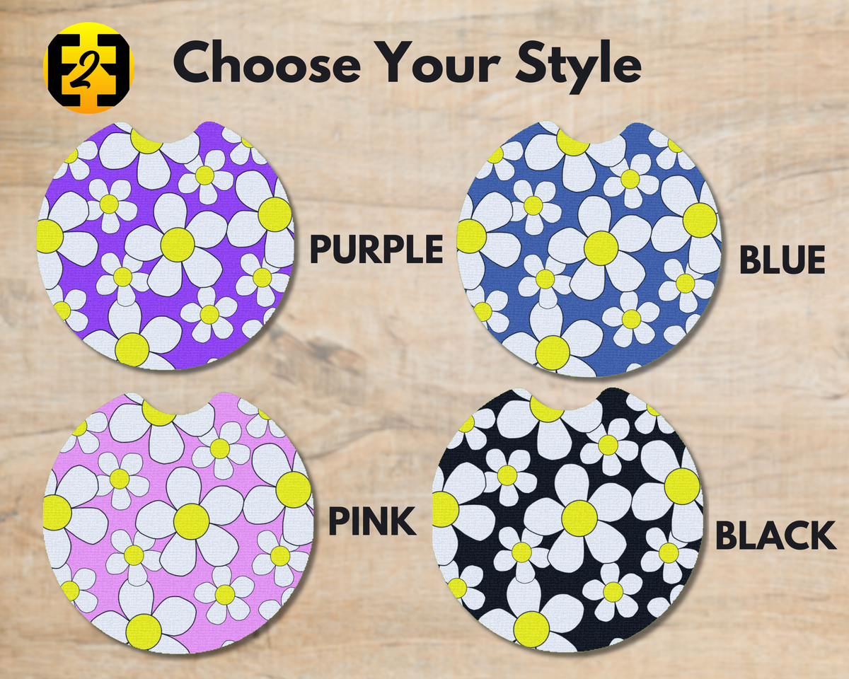 Daisy (Variety) - Car Coasters