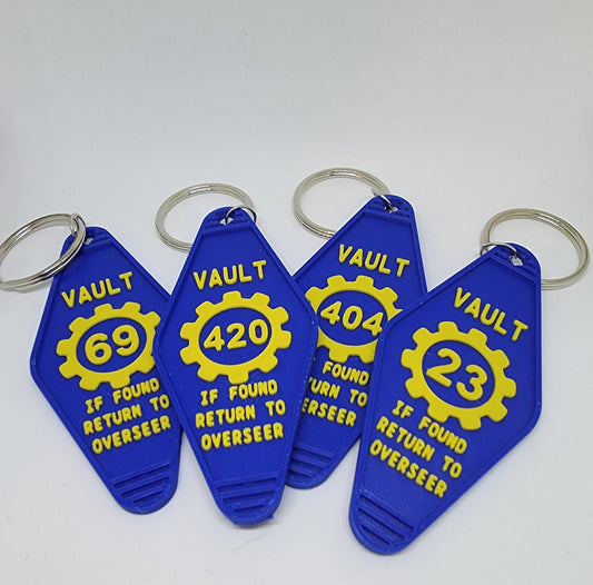 Fallout Vault Tec Keychain - 3D Print