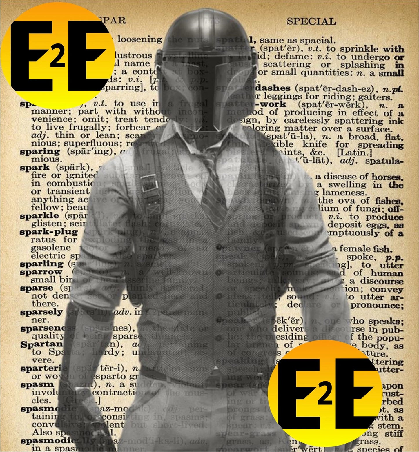 Star Wars suits wall art set of four prints mandalorian