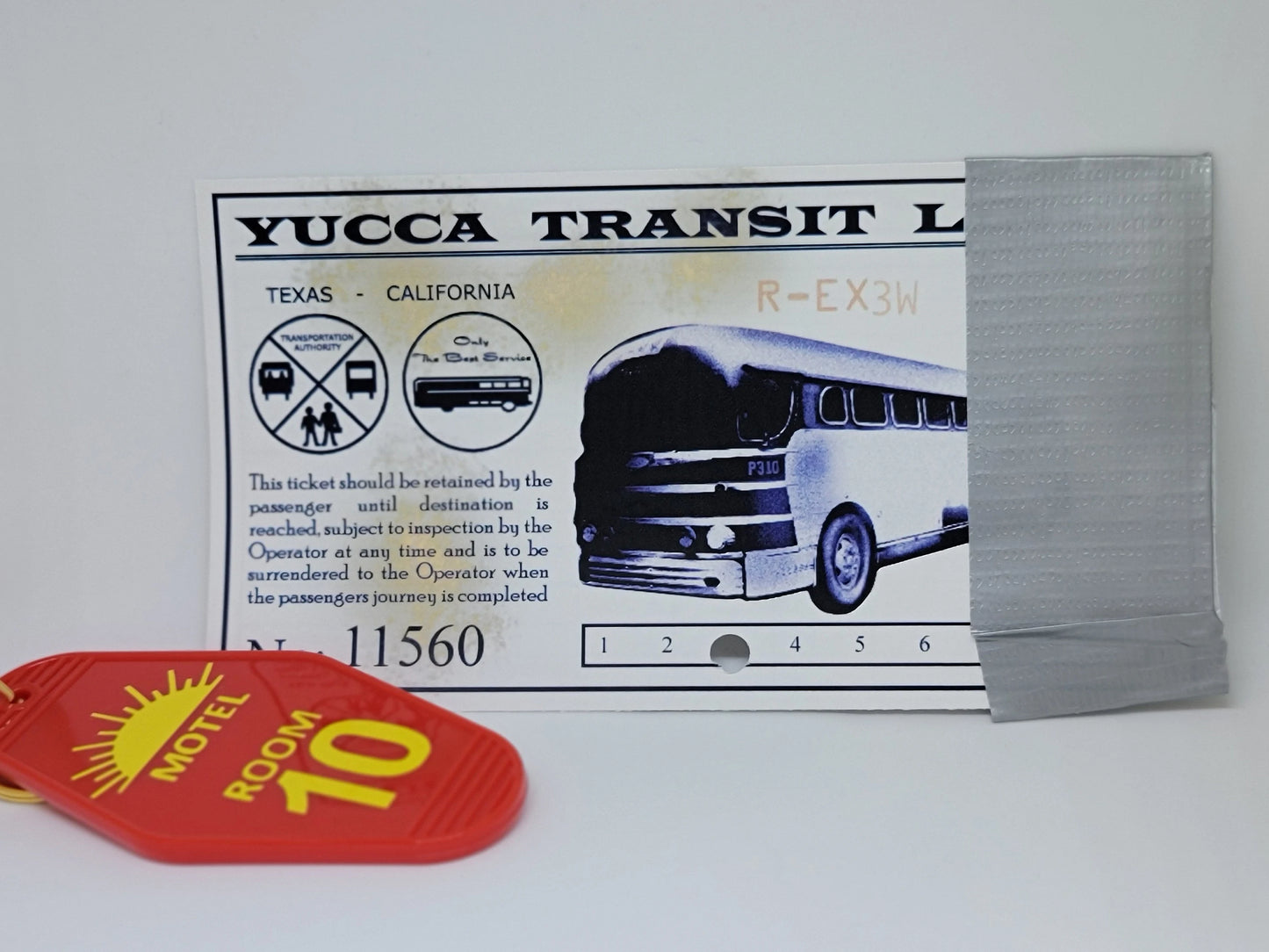 The Lost Room Sunshine Motel The Bus Ticket replica room 10