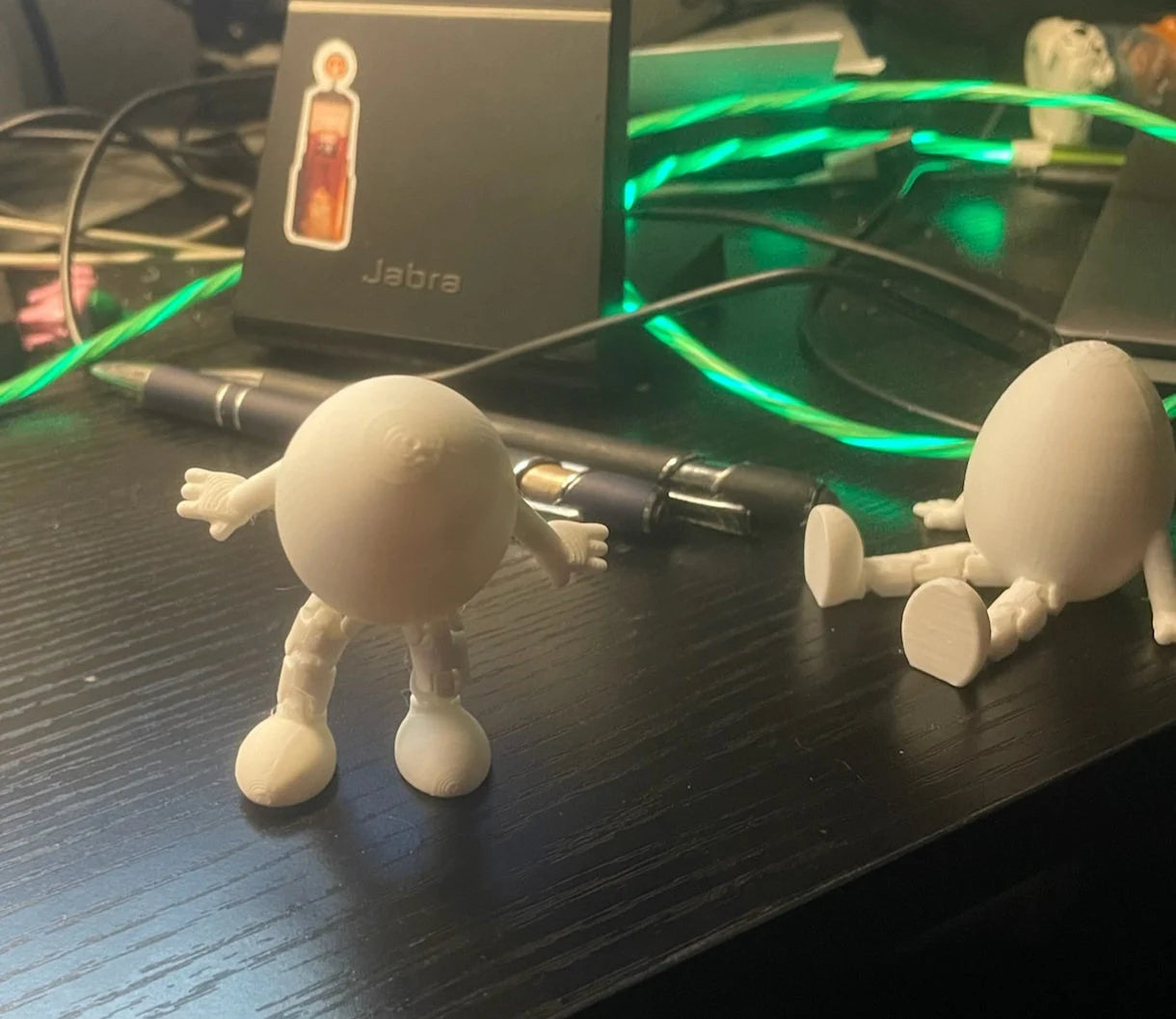 Egg man articulate mini-figure poseable