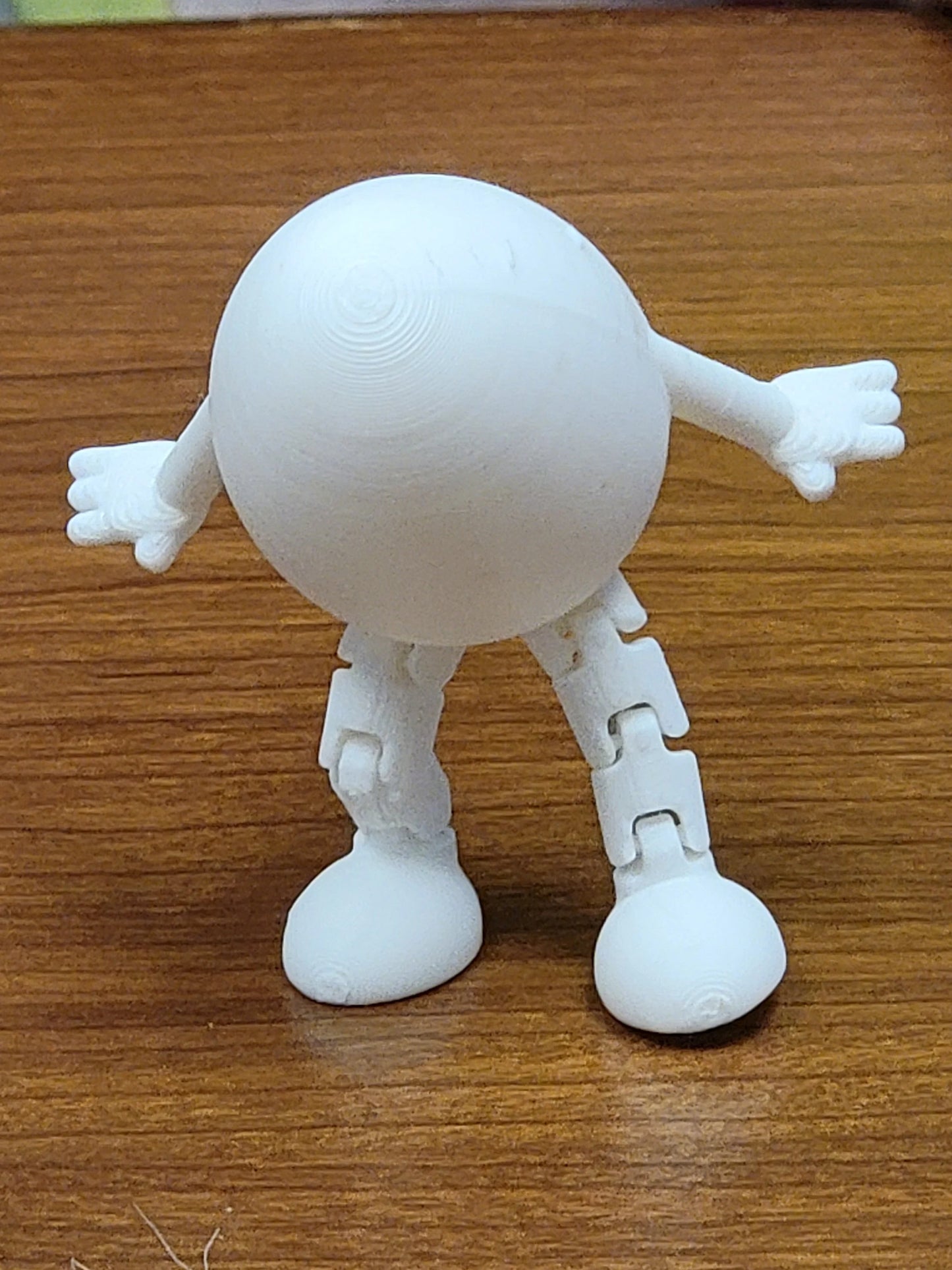 Egg man articulate mini-figure toy