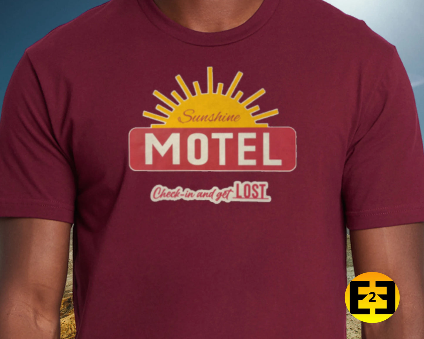 The Lost Room Sunshine Motel tshirt red