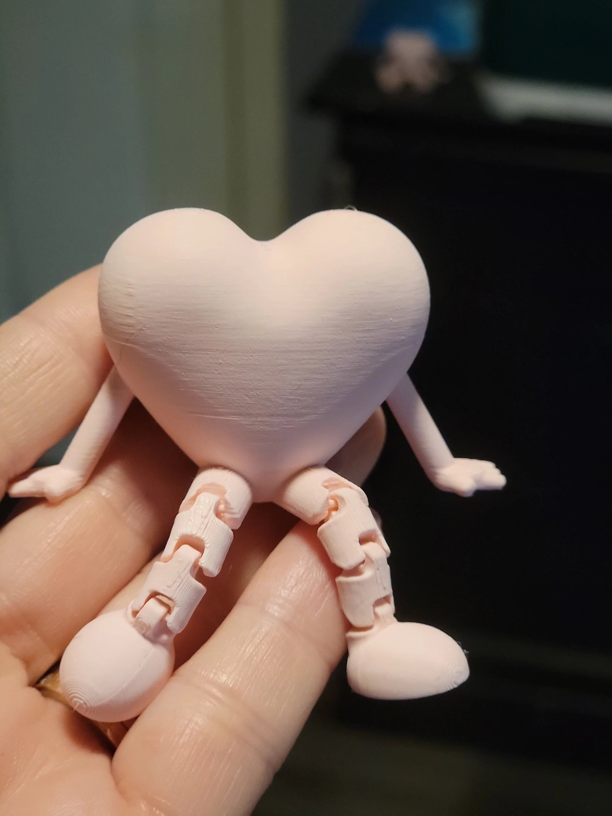Articulate Heart Mini-Figure cute