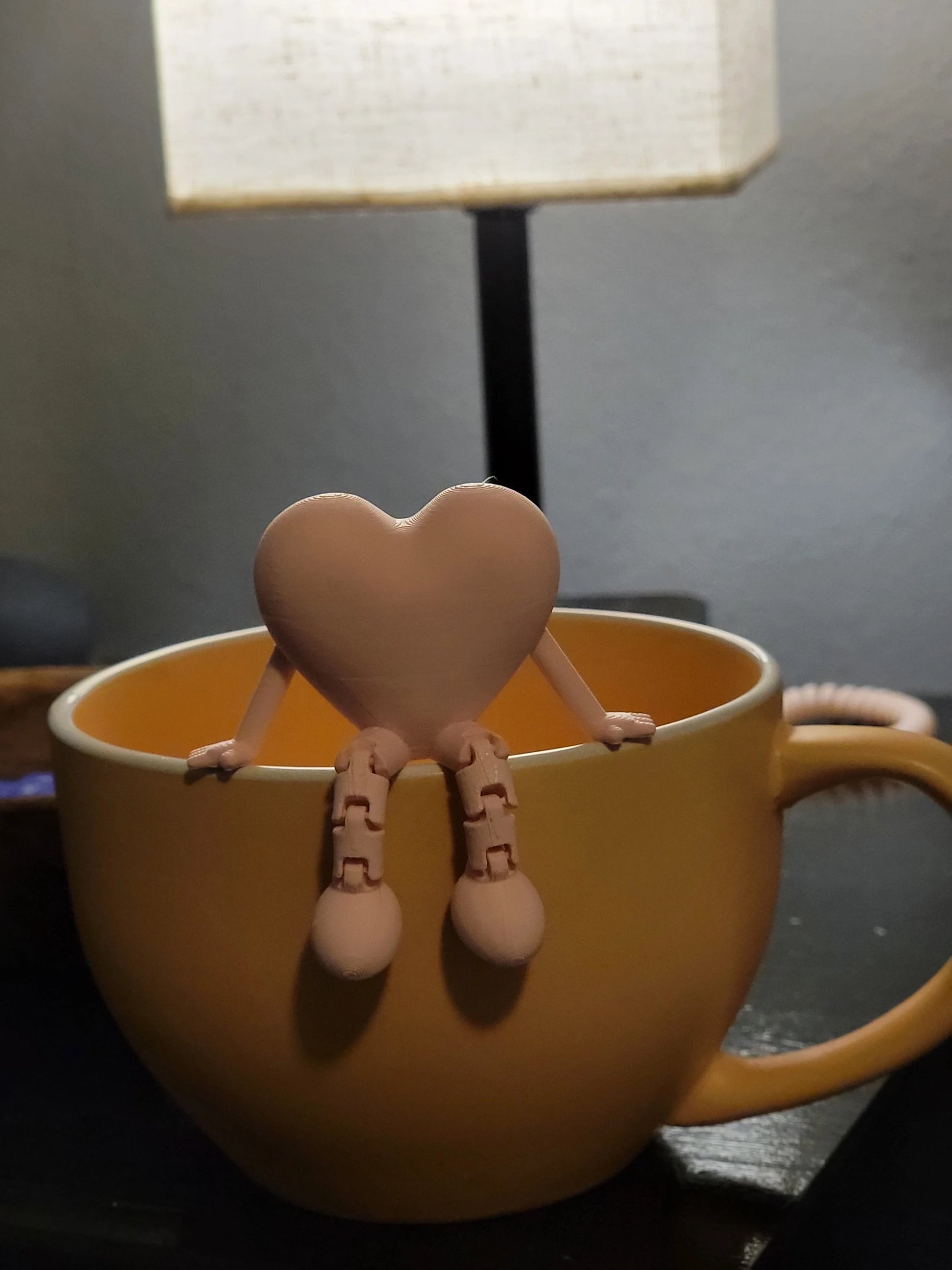Articulate Heart Mini-Figures desk figure
