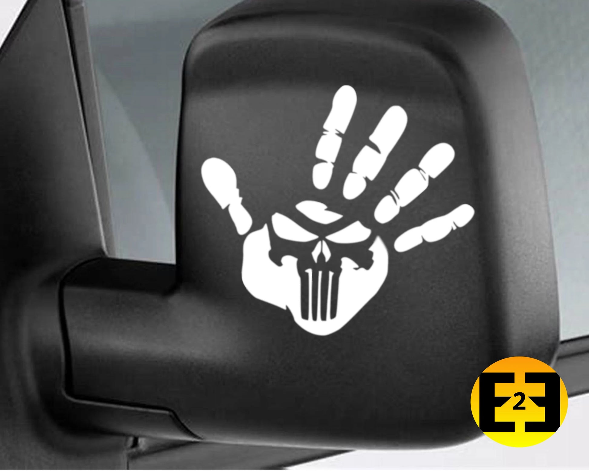 car decal Jeep Punisher wave sticker