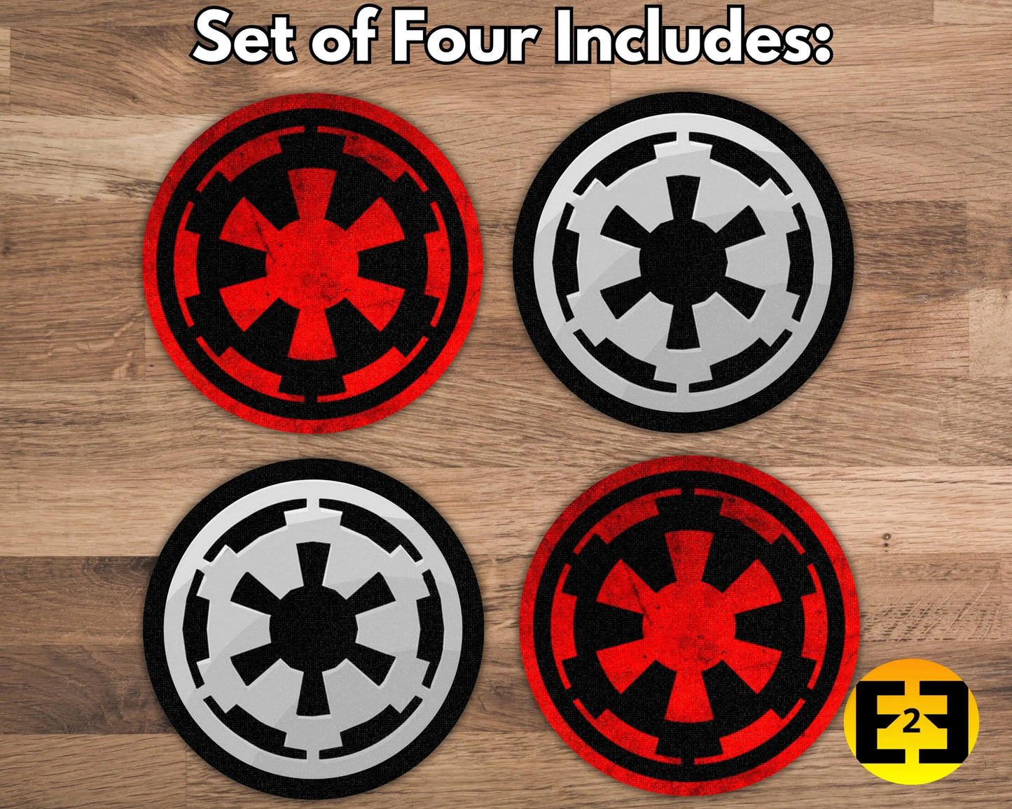 Drink/Bar Coasters - Star Wars Galactic Empire - Set of Four