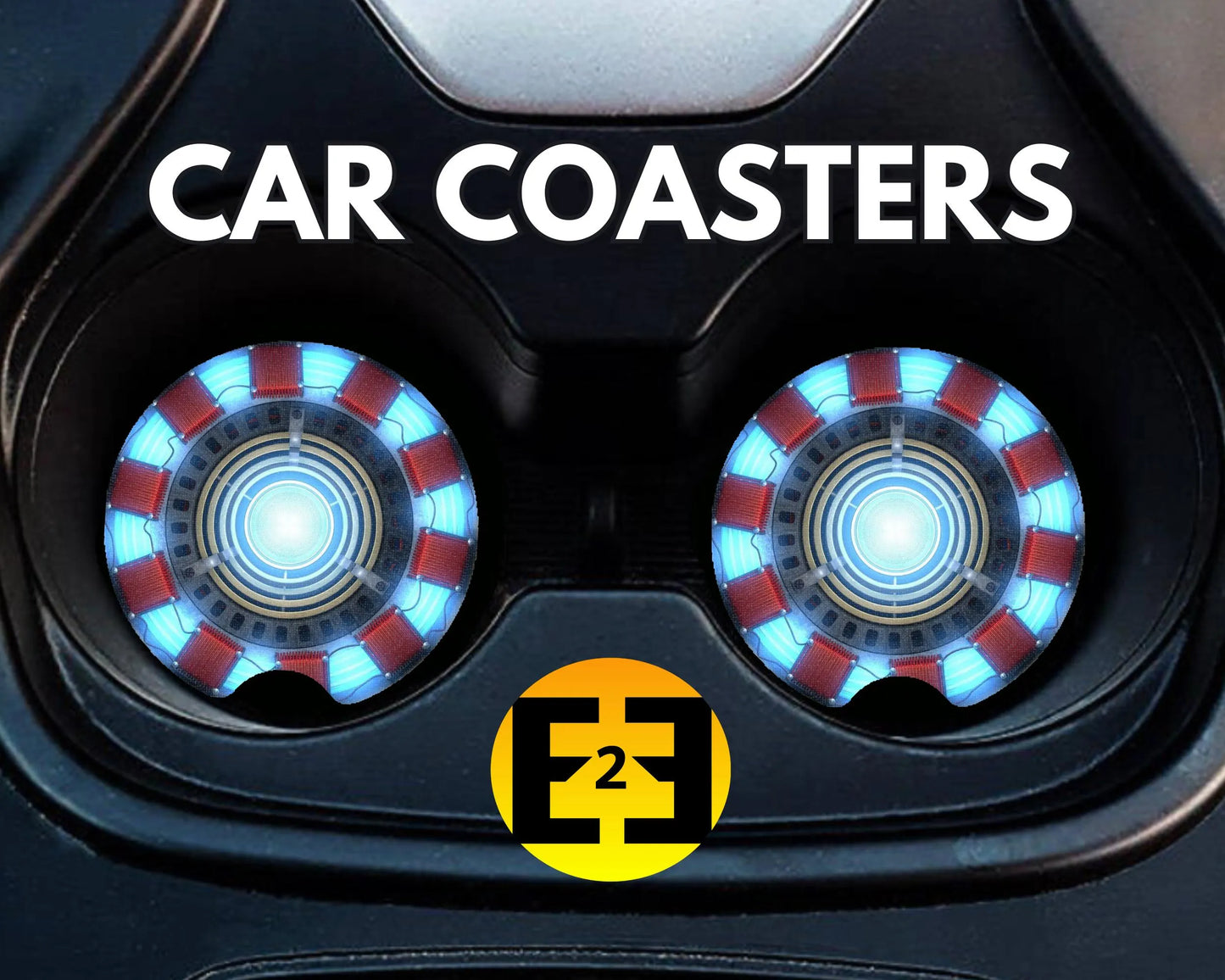 Arc reactor car coasters