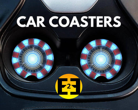 Arc reactor car coasters