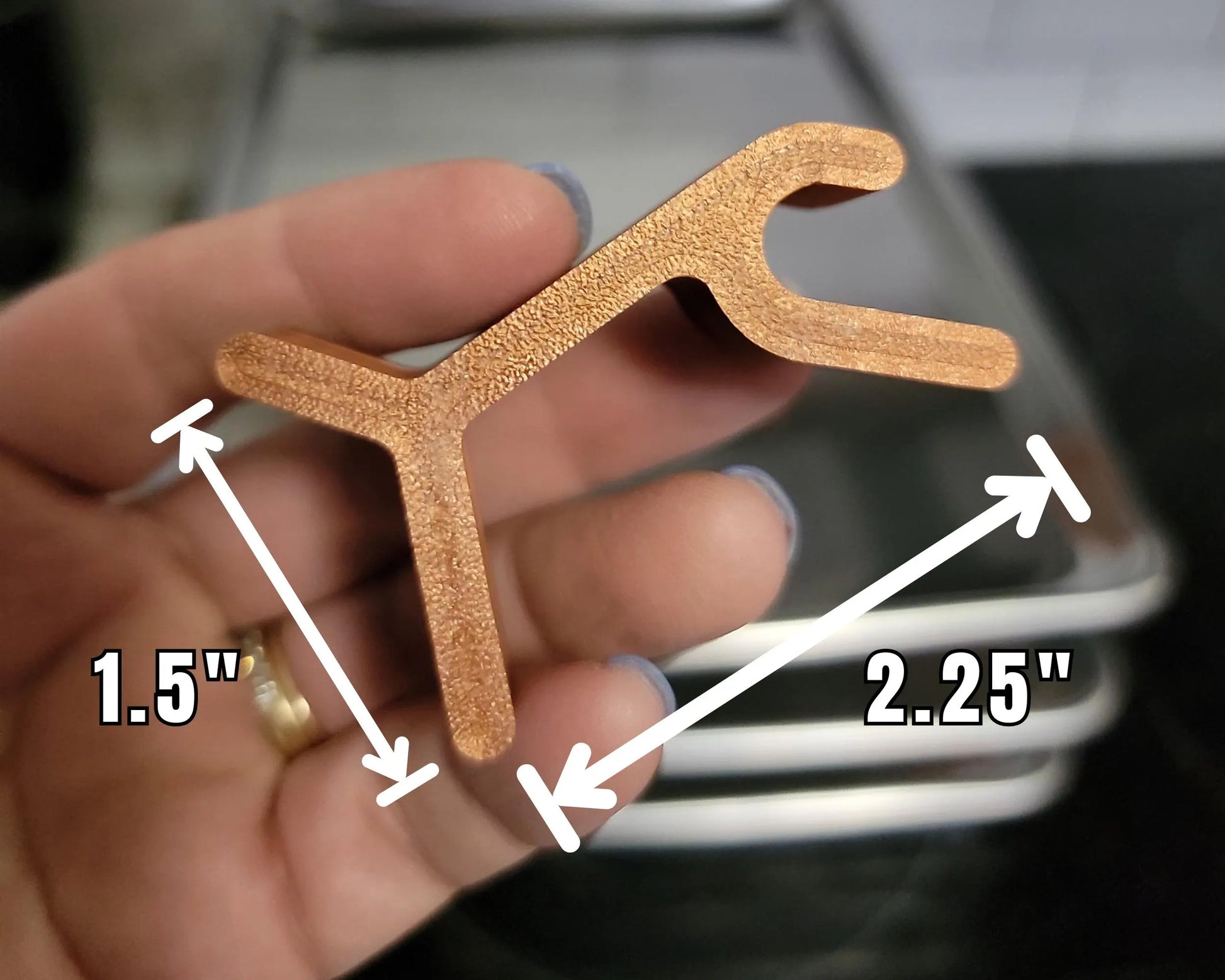 Baking sheet stackers separator size