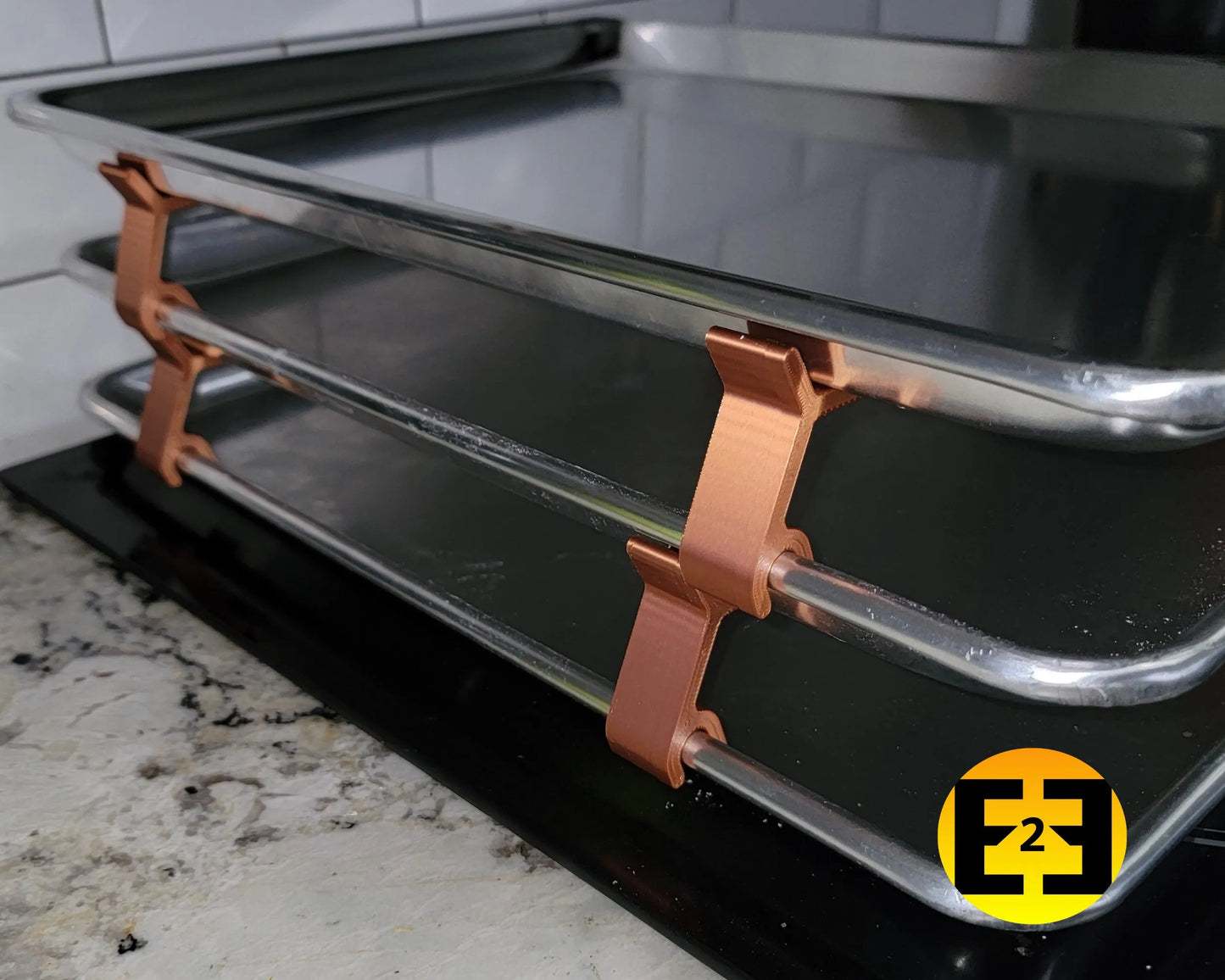 Baking sheet stackers separator set of 4