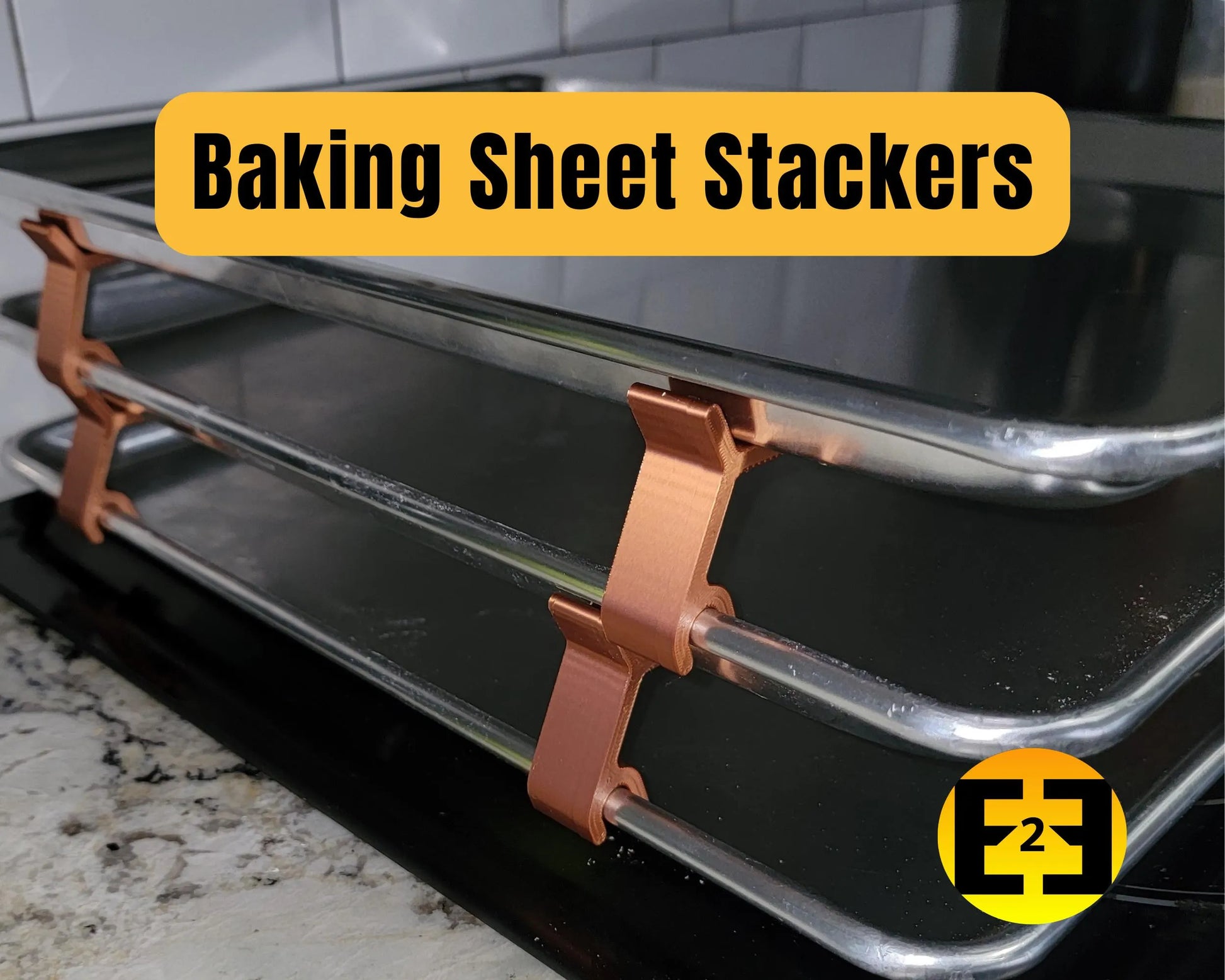 Baking sheet stackers separator