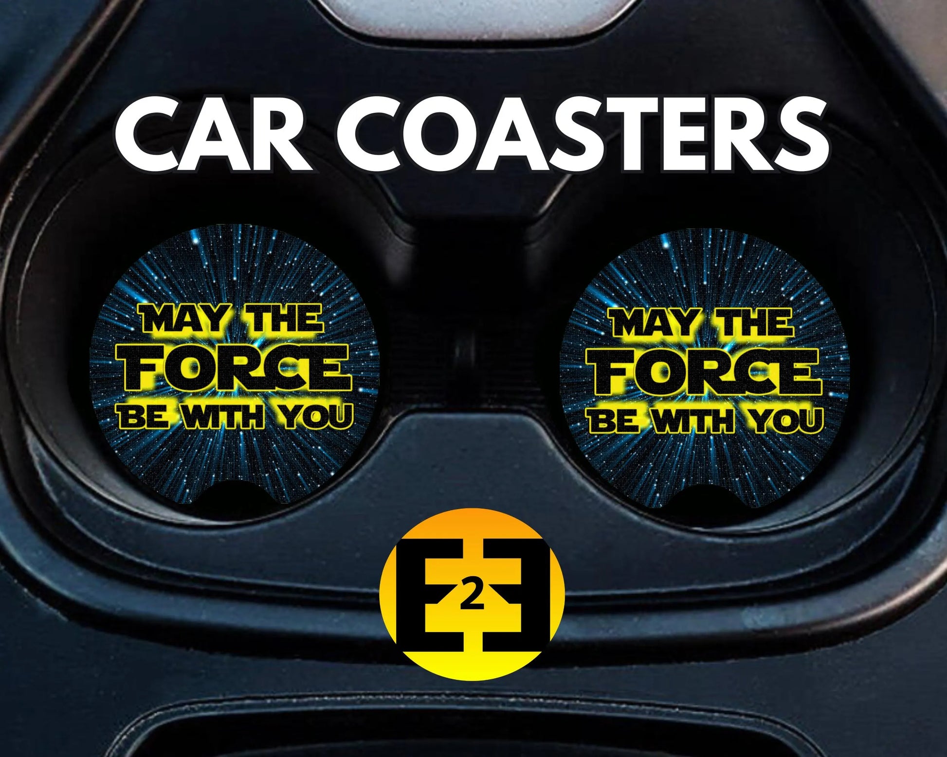 Star Wars May the Force be with you into crawl car coasters